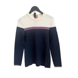 Saint James L’Atelier Navy Cream Sailor Sweater (Sz S)